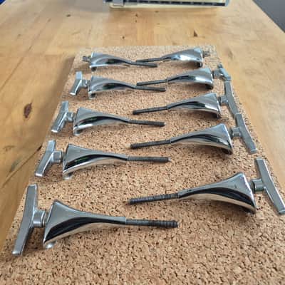 Sonor Phonic Bassdrum Claws and Screws ~1980 - Chrome image 4