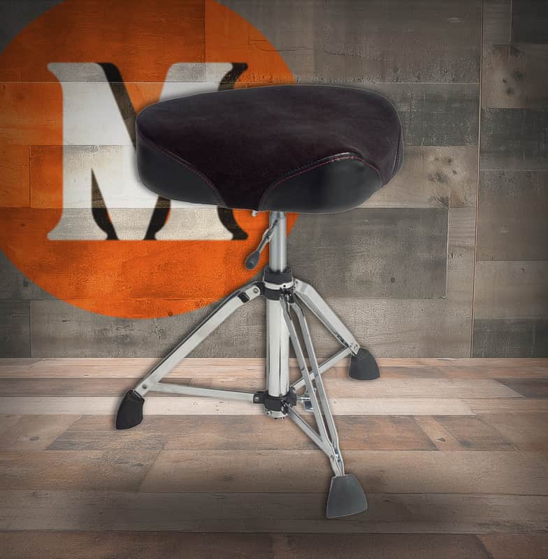 Gibraltar 9000 Series 16" Hydraulic Cordura Saddle Drum Throne (9608HM) image 1