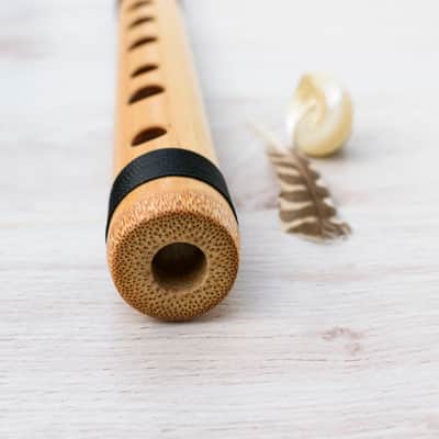 Bamboo Flute & Ebony ~ Quenacho Lupaca Key in C image 2