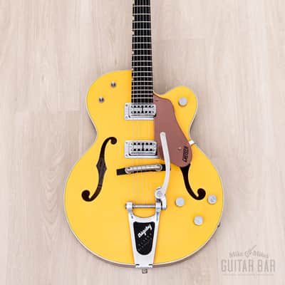 2004 Gretsch G6118T-120 Anniversary Bamboo Yellow w/ TV Jones Classic FilterTron, Bigsby & Case image 2