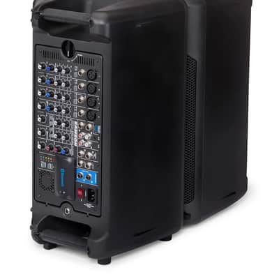 Samson Expedition XP800 Portable PA System. Stereo 8" 2-way Monitors with removable 8-channel powered mixer (2 x 400 watts) with Bluetooth image 2
