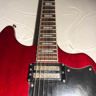 Guild DeArmond Jetstar 1990s Cherry Red image 5