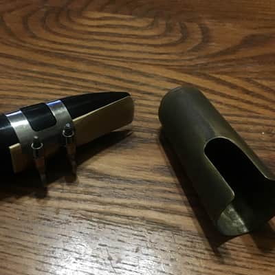 MINT WOODWIND EDUCATOR B5 ALTO SAXOPHONE MOUTHPIECE VINTAGE CAP AND NICE STURDY PRO LIGATURE FREE SHIP image 21