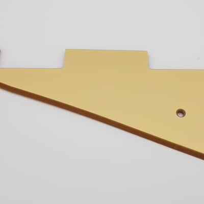 metallic gold acrylic lefthand pickguard for gibson les paul standard image 2