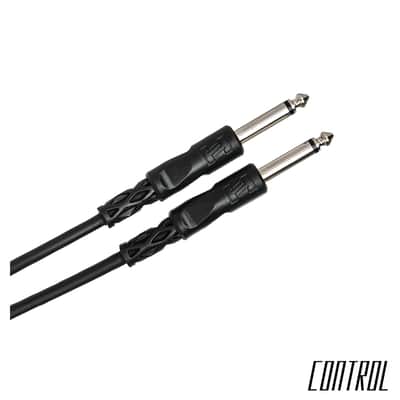 Hosa Unbalanced 1/4" TS to TS Cable - 3 Feet - CPP-103