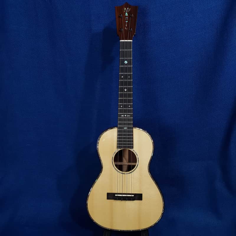 Mims Ukes:  Martin Tenor Custom Shop All Solid Italian Alpine Spruce / Rosewood Ukulele w/ Case image 1