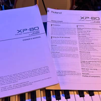 Roland XP-80 76-Key 64-Voice Music Workstation Keyboard 1999 - 2004 - Black image 11