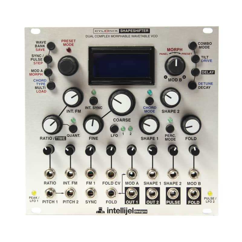 Intellijel Cylonix Shapeshifter Dual Wavetable VCO Eurorack Synth Module imagen 1