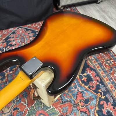 Fender Japan 62 Reissue Jazz Bass JB62 3 Tone Sunburst Fujigen Japan -1993-94 image 16