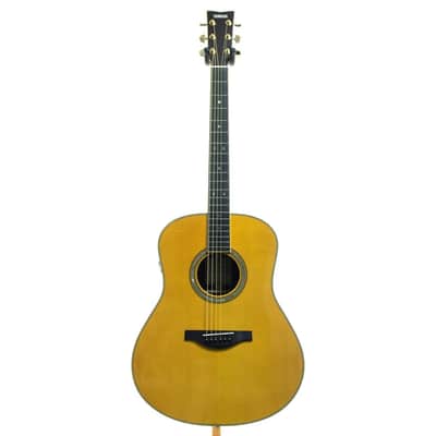 Yamaha LL-TA TransAcoustic Dreadnought Acoustic-Electric Guitar w/ Reverb and Chorus - Vintage Tint image 2