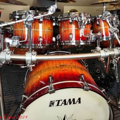 Tama Starclassic EXOTIX Volcanic fire bubinga kit image 7