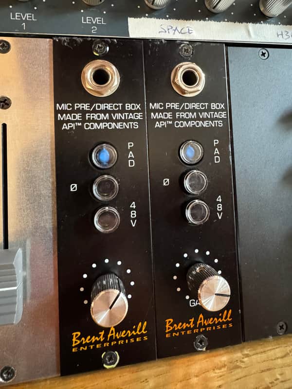 Brent Averill API 312 Pre-Amp - Made from vintage API Components (Stereo Pair) image 1