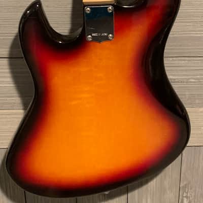 Teisco Norma EG421-4 Pickup 1968 Sunburst w/Original Chipboard Case image 6