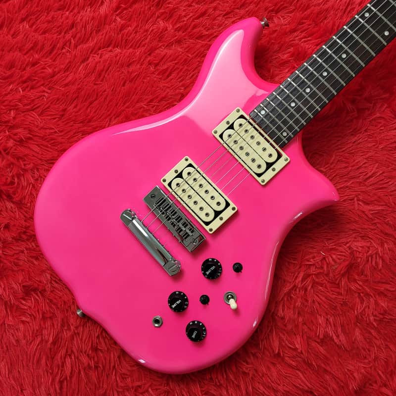 1980's Kawai F-V (F-I Jr) - Neon Pink "Cherry" Fruits Color Series - All Original With Original Hardcase - Made in Japan MIJ image 1