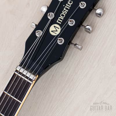 1988 Mosrite Ventures Model VMG-900 ‘65 Vintage Reissue Black w/ Case, Japan Kurokumo image 4