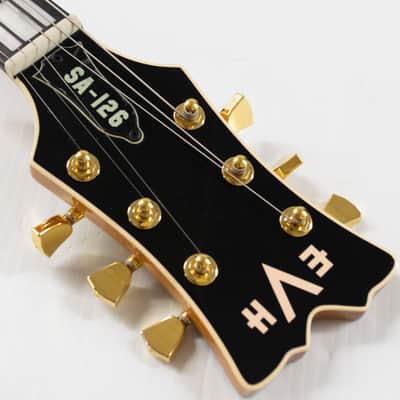 EVH SA-126 Special Quilted Maple Semi-hollowbody Electric Guitar - Tobacco Burst image 8