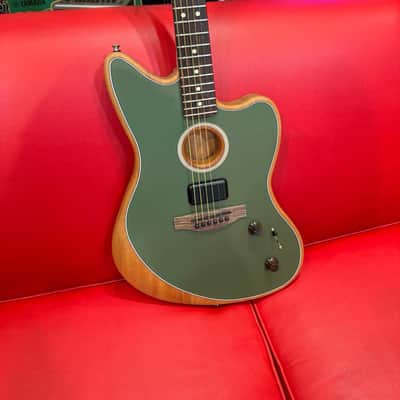 Fender Acoustasonic Player Jazzmaster 2022 - Present - Antique Olive image 4