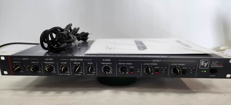 Electro/Voice Vintage AC-one Controller,3-band EQ,X-over 2 Way + Sub Out Made In Germany image 1