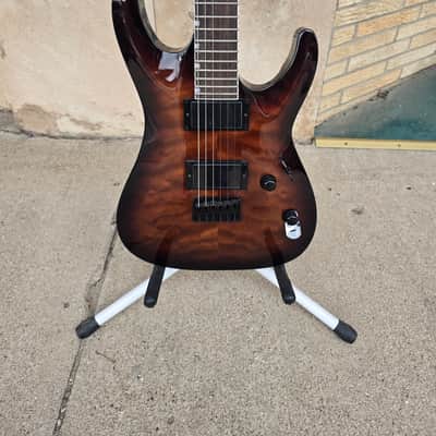ESP LTD MH-200HT QM 2026 - Dark Brown Sunburst image 1