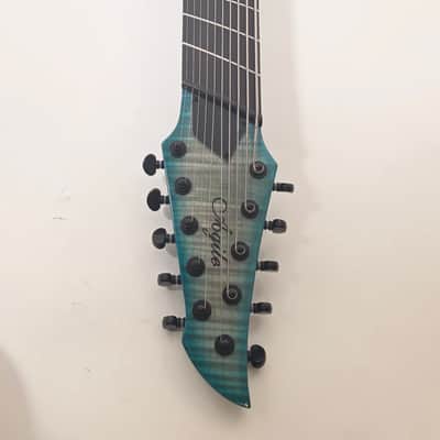 Agile Pendulum Pro 102730 EB CP Oceanburst Fan Fret 10 String Multi Scale Guitar image 5