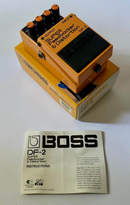 Boss DF-2 Super Feedbacker and Distortion 1985 - 1989 Made In
