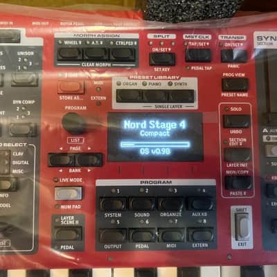 Nord Stage 4 Compact with GB73 Nord gig bag 73-key keyboard/Synth //ARMENS// image 5