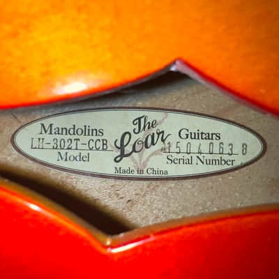 The Loar LH-302 - Cherry Burst image 5
