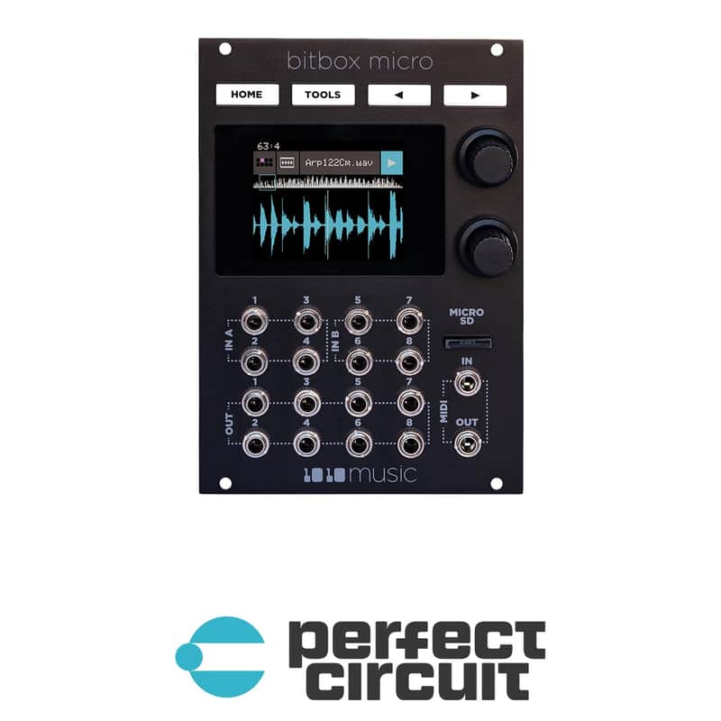 1010 Music Bitbox Micro Eight-Channel Sampler (Black) image 1