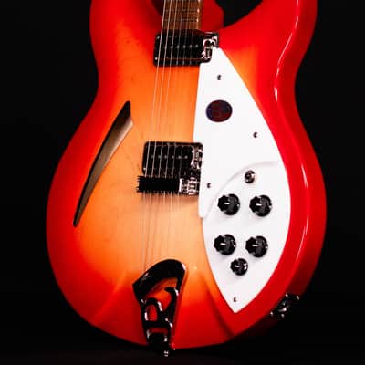 Rickenbacker 330 Double Cutaway Electric Guitar, FireGlo image 2