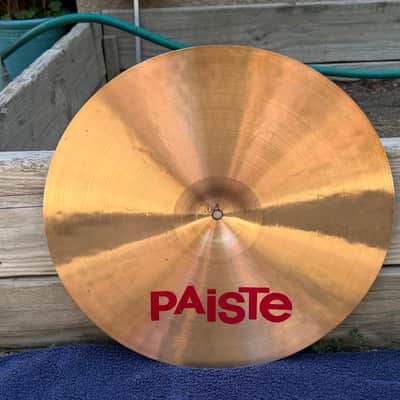 Paiste 2002 18" Heavy Crash-Circa 1985-Weight at 1609/10 Grams image 2