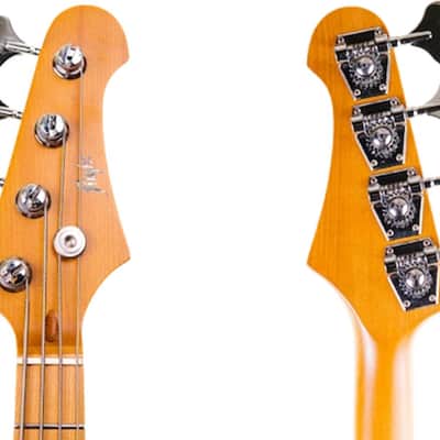 Flight Mini Bass JB LPB Rock Series Roasted Poplar Body Roasted Maple Neck 4-String Electric Bass Guitar w/Padded Gig Bag image 9
