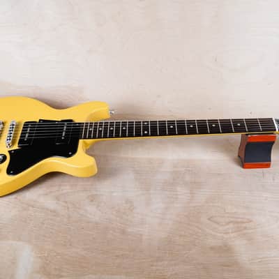 Gibson Les Paul Faded Double Cutaway 2008 Worn Yellow DC Special w/ Gold Gibson Hard Case image 4