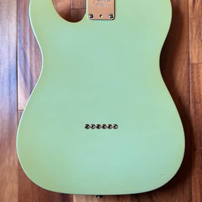 2015 Fender American Standard Telecaster w/ Bigsby - Refinished Aged Pistachio Nitro image 6