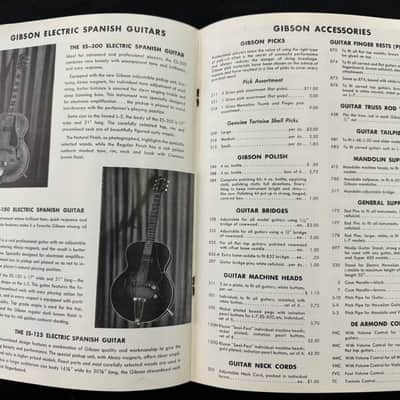 Gibson Late 40's Catalog Reprint 1992 L-5 7 50 J-45 LG-2 Southern Jumbo A-50 ES-300 150 125 Southerner image 7