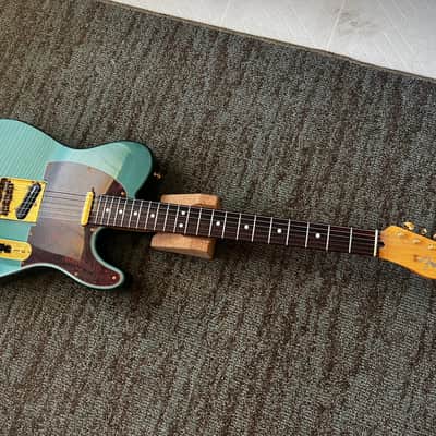 Fender MIJ FSR Collection 75th Anniversary Hybrid II Telecaster - Sherwood Green Metallic w/Dimarzio Chopper T Bridge Pickup (Original Bridge P/U Included): image 1