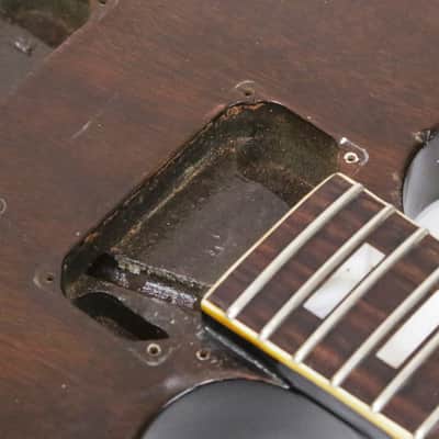 1972 Gibson SG Standard Walnut Body Factory Bigsby Deluxe Model Vintage Electric Guitar Husk Neck & Body Only for Project Repair Restoration image 10