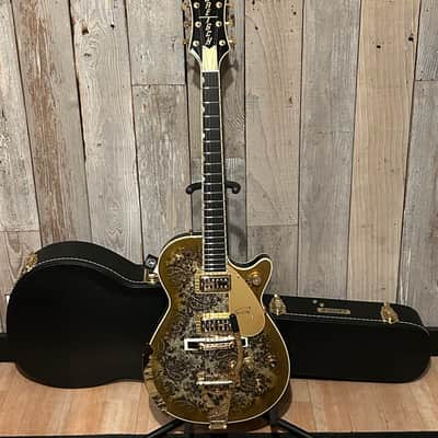 Gretsch G6134TG Limited Edition Paisley Penguin Gold Paisley Burst, Help Support Small Business & Buy it Here ! image 16