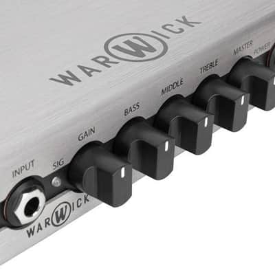 Warwick Gnome i 200-Watt Pocket Bass Amp Head with USB Interface 2020 - Present - Silver image 5