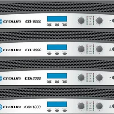 Crown CDi Series Professional 1.4kW DSP Install Amplifier image 1