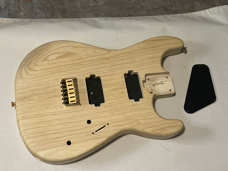 2010's Charvel Mexico Pro Mod Style 1 Natural Ash Wood Guitar Body Hardtail image 1