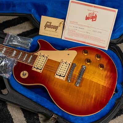 8.5 lbs! 1989 Gibson Les Paul Standard 2-Piece Flame Top Cherry Sunburst w/OHSC image 3