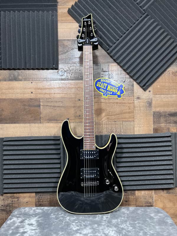 Schecter Diamond Series Blackjack - Black | Reverb