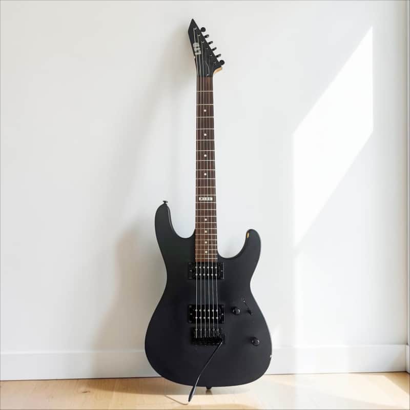 ESP LTD M-50 Electric Guitar Black - Tested & Working - Indonesia - Needs Rear Covers
