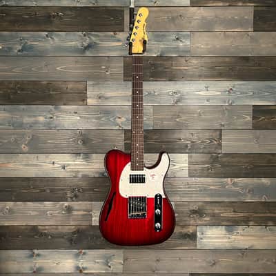 G&L Tribute ASAT Classic Bluesboy Semi-Hollow - Redburst image 3