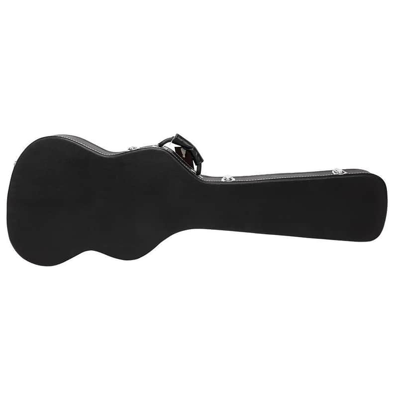 49" Electric Bass Guitar Hard Case | Locking Hardshell, Plush Lined, Black image 1
