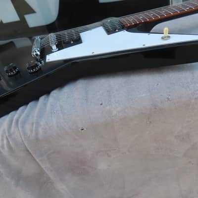 GIBSON 2012 76' REISSUE EXPLORER STANDARD EBONY 1 OWNER near MINT! with PAPERWORK! image 8