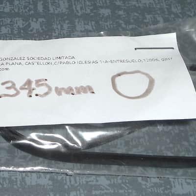 Plattenspieler ANTRIEBS-Riemen * 345mm Umfang * 5mm breit * 0,6mm Materialstärke * NEU in OVP image 2