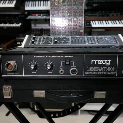 Moog Liberation white, from spanish 70's band Asfalto, signed by Bob Moog + original manuals + original case image 16