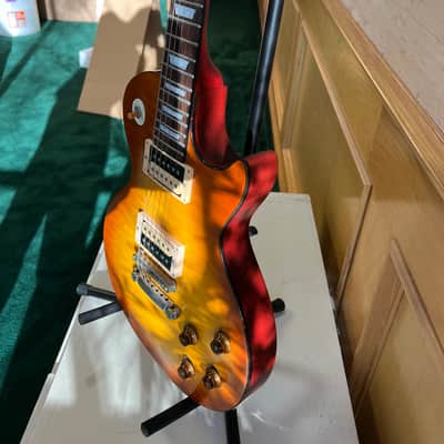Tokai  Love Rock Model 2002 Honey Gold Quilted Finish image 15