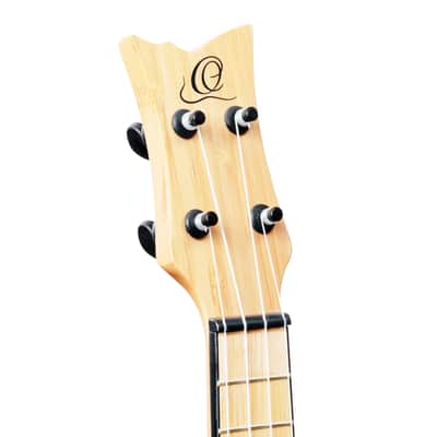 Ortega RUNAB-SO Bamboo Series Solid Bamboo Top & Neck 4-String Soprano Acoustic-Electric Ukulele w/Gig Bag image 14